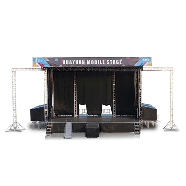 HY-S795 MOBILE STAGE SEMI TRAILER